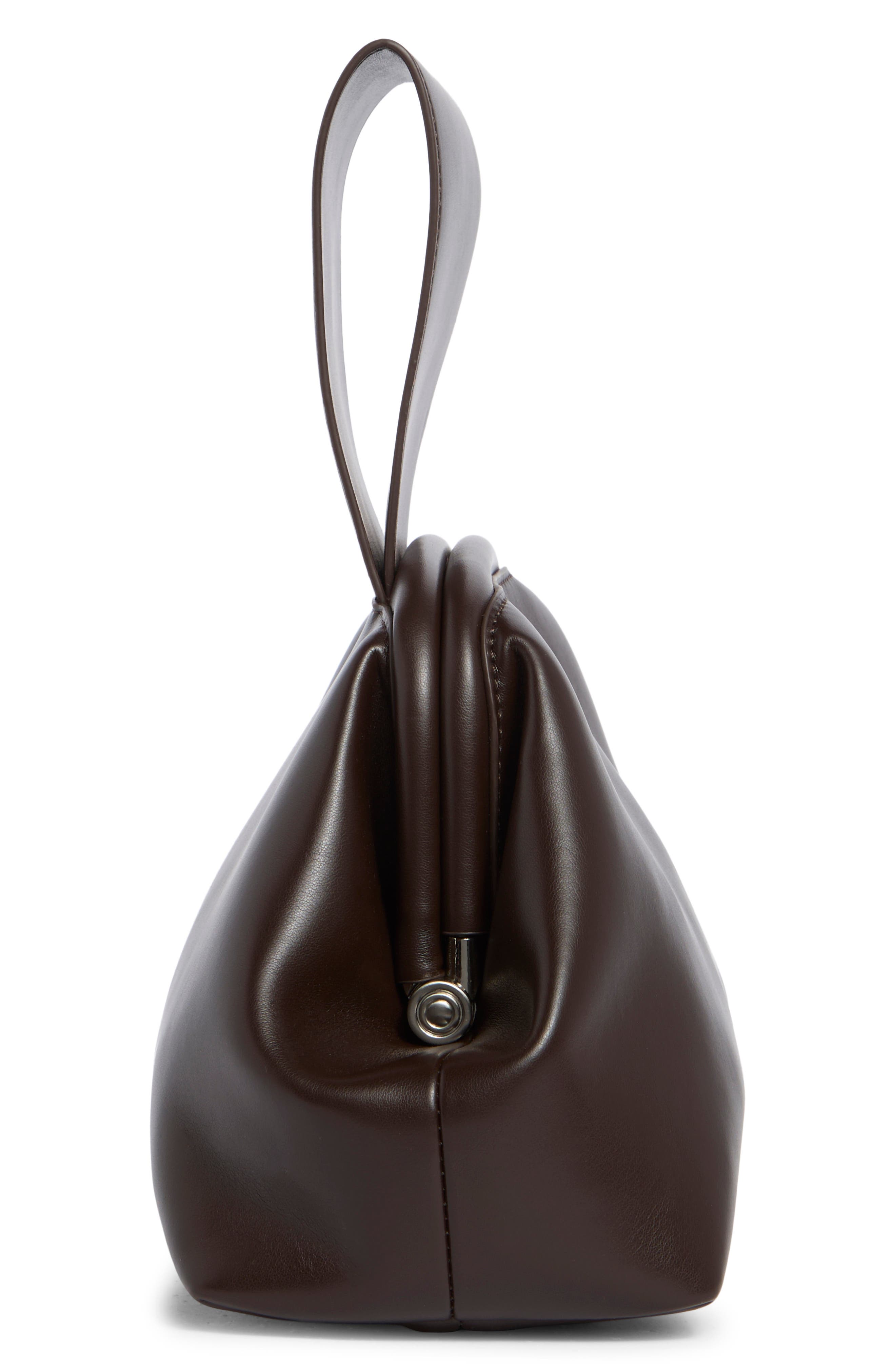 Frame Clutch, Alternate, color, DARK CHOCOLATE