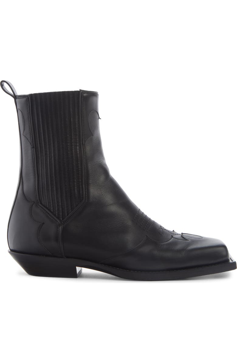 Balmain Square Toe Western Boot, Alternate, color,