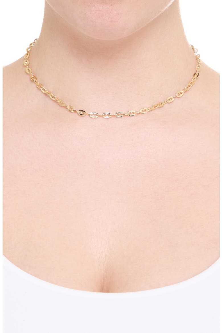 Mariner Chain Link Necklace, Alternate, color, GOLD
