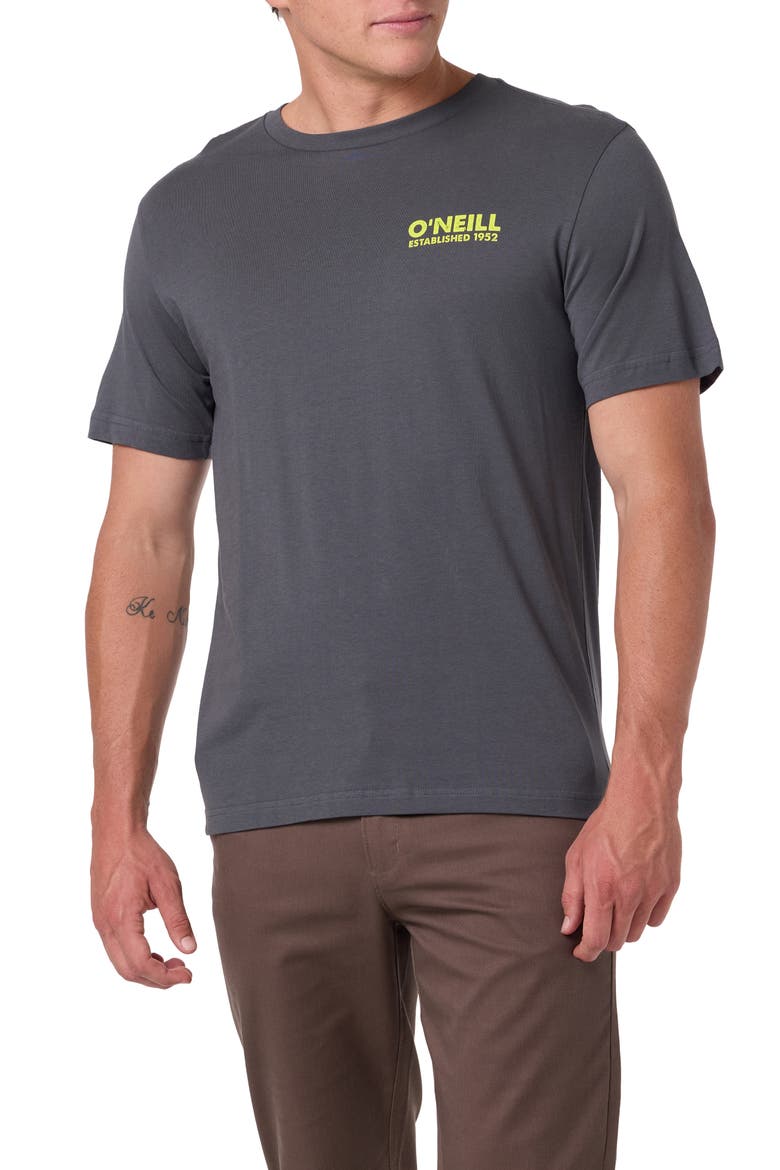 Landmark Classic Cotton Graphic T-Shirt, Alternate, color, DARK SHADOW