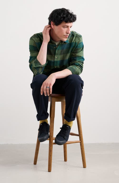 Seasalt Cornwall Penmere Plaid Organic Cotton Button-up Shirt In Multi
