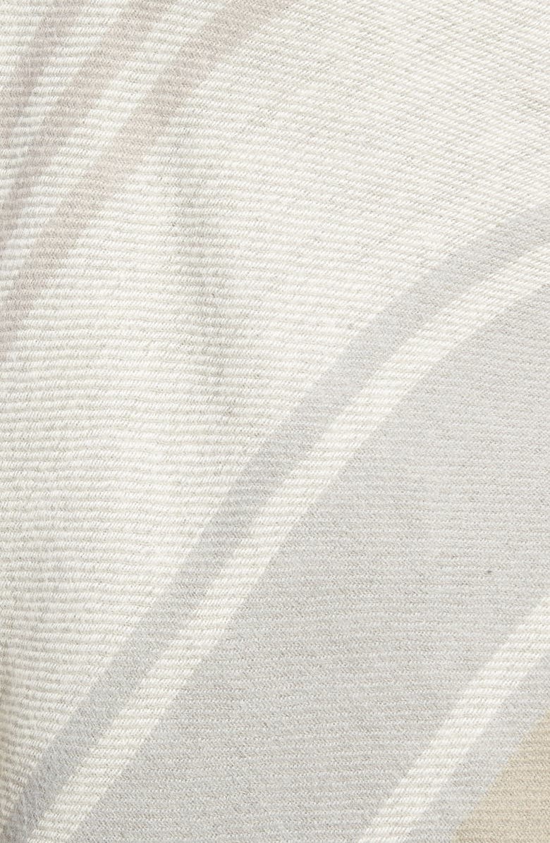 La Double 7 Plaid Poncho, Alternate, color,