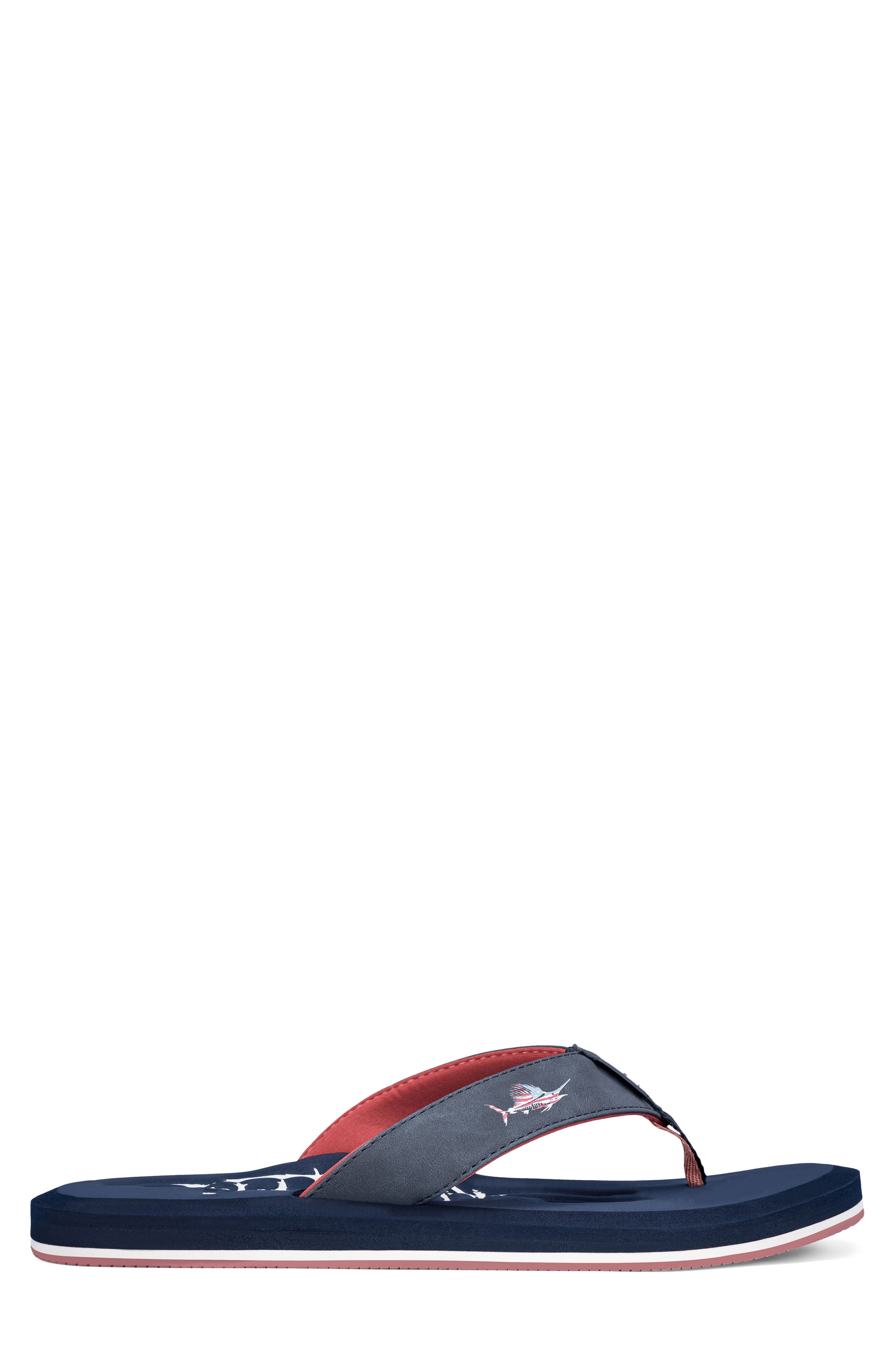 The Skiff Americana Flip Flop, Alternate, color, NAVY