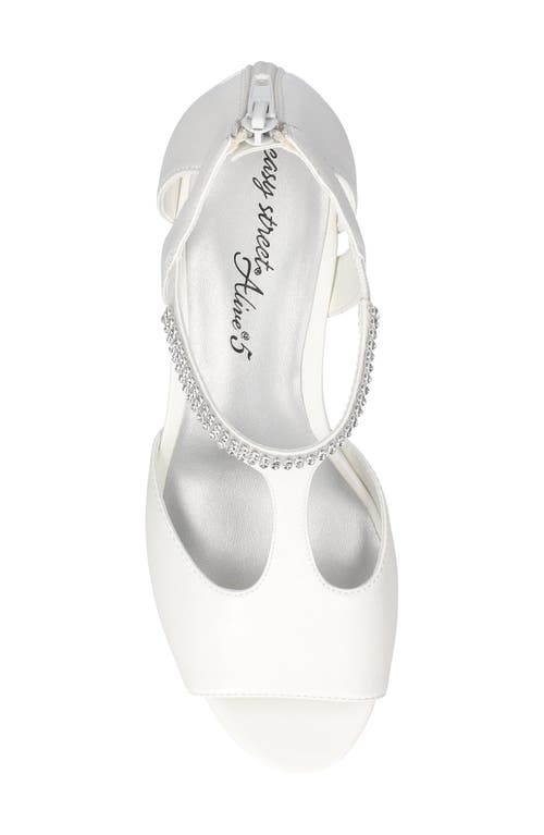 EASY STREET EASY STREET FLASH PEEP TOE PUMP