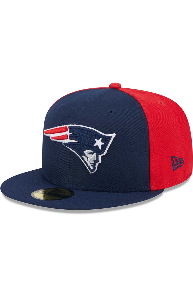 New Era Men's New Era Navy New England Patriots Gameday 59FIFTY Fitted Hat, Alternate, color, 