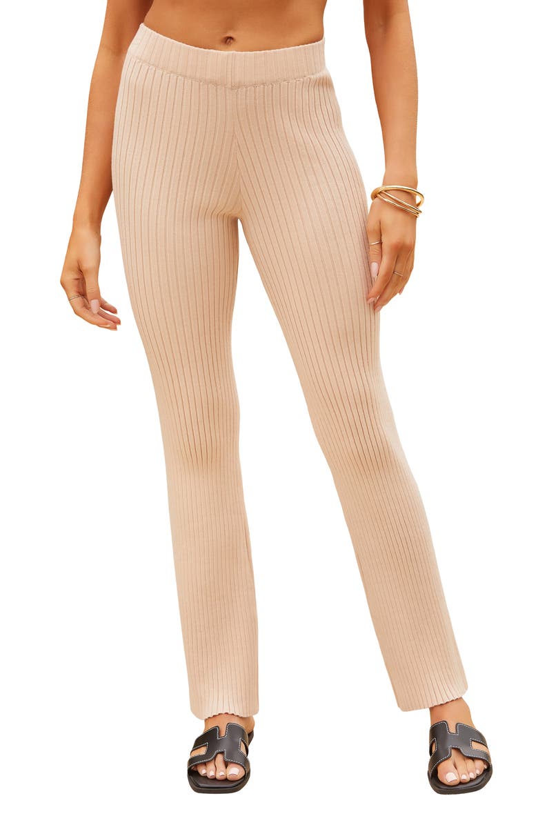 VICI Collection Alaia Rib Pants, Main, color, 