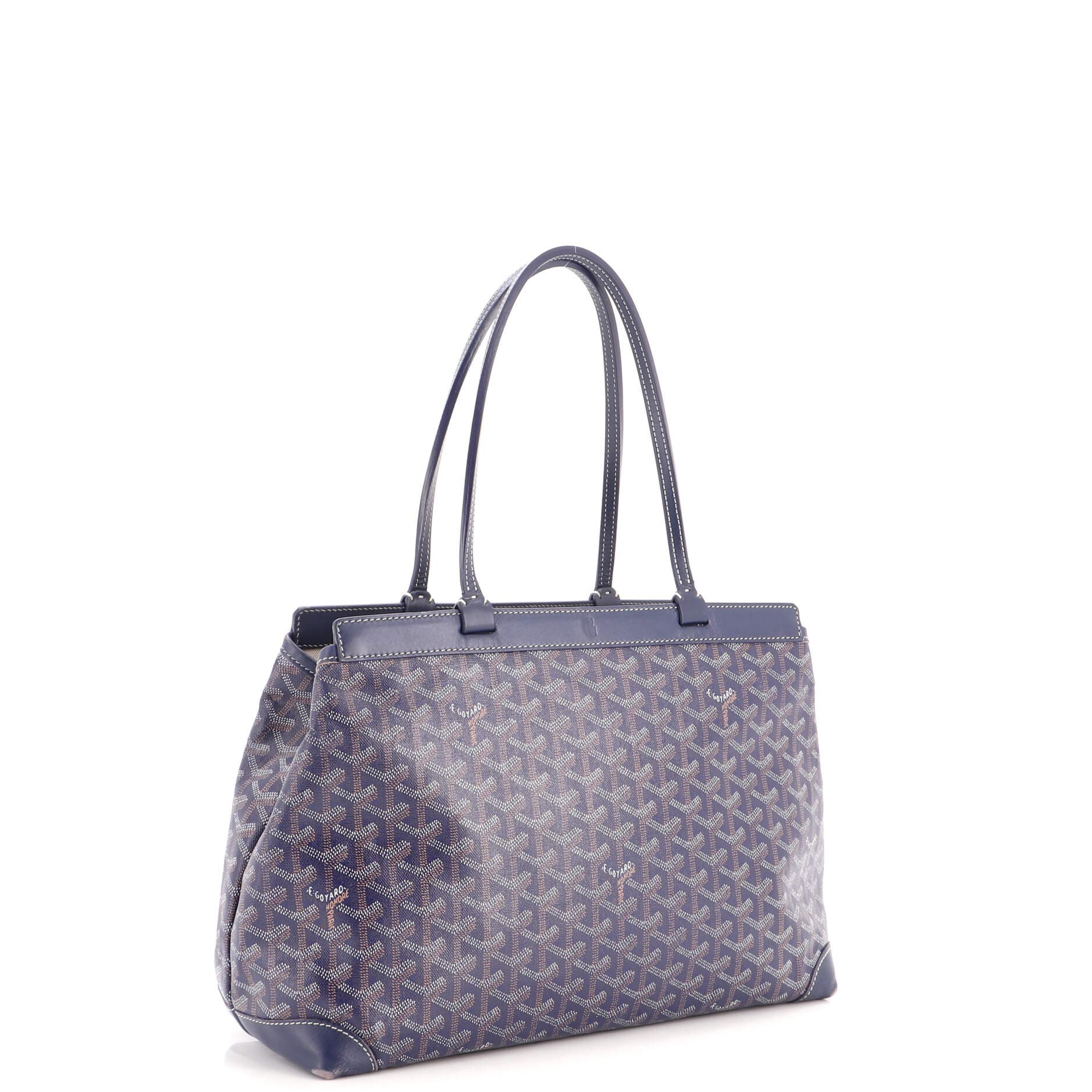 Bellechasse Bag Coated Canvas PM, Alternate, color, Blue