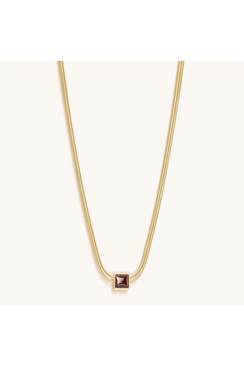 Love & Cherish - Ruby Evil Eye July Birthstone Necklace, Alternate, color, Gold/Red