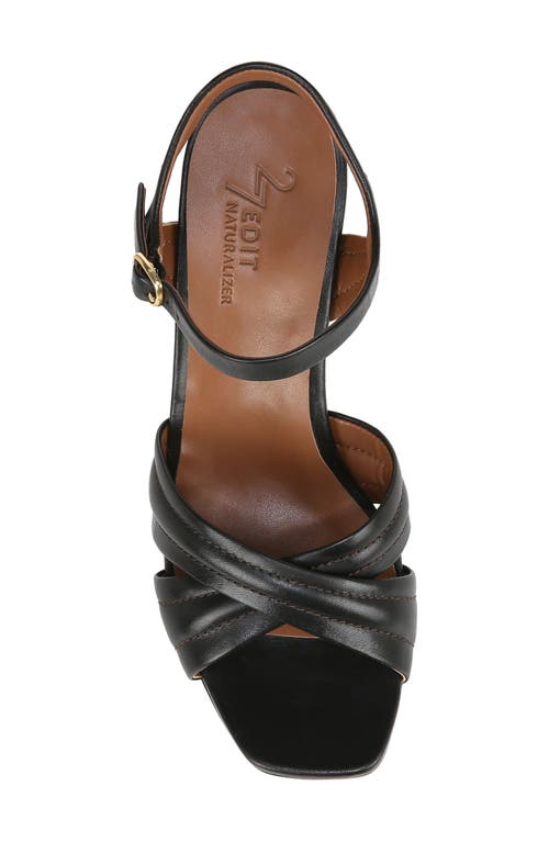 27 Edit Naturalizer Jaime Ankle Strap Platform Sandal In Black Leather