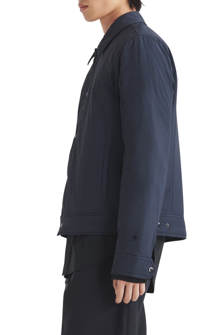 Owen Down & Feather Fill Trucker Jacket, Alternate, color, NAVY