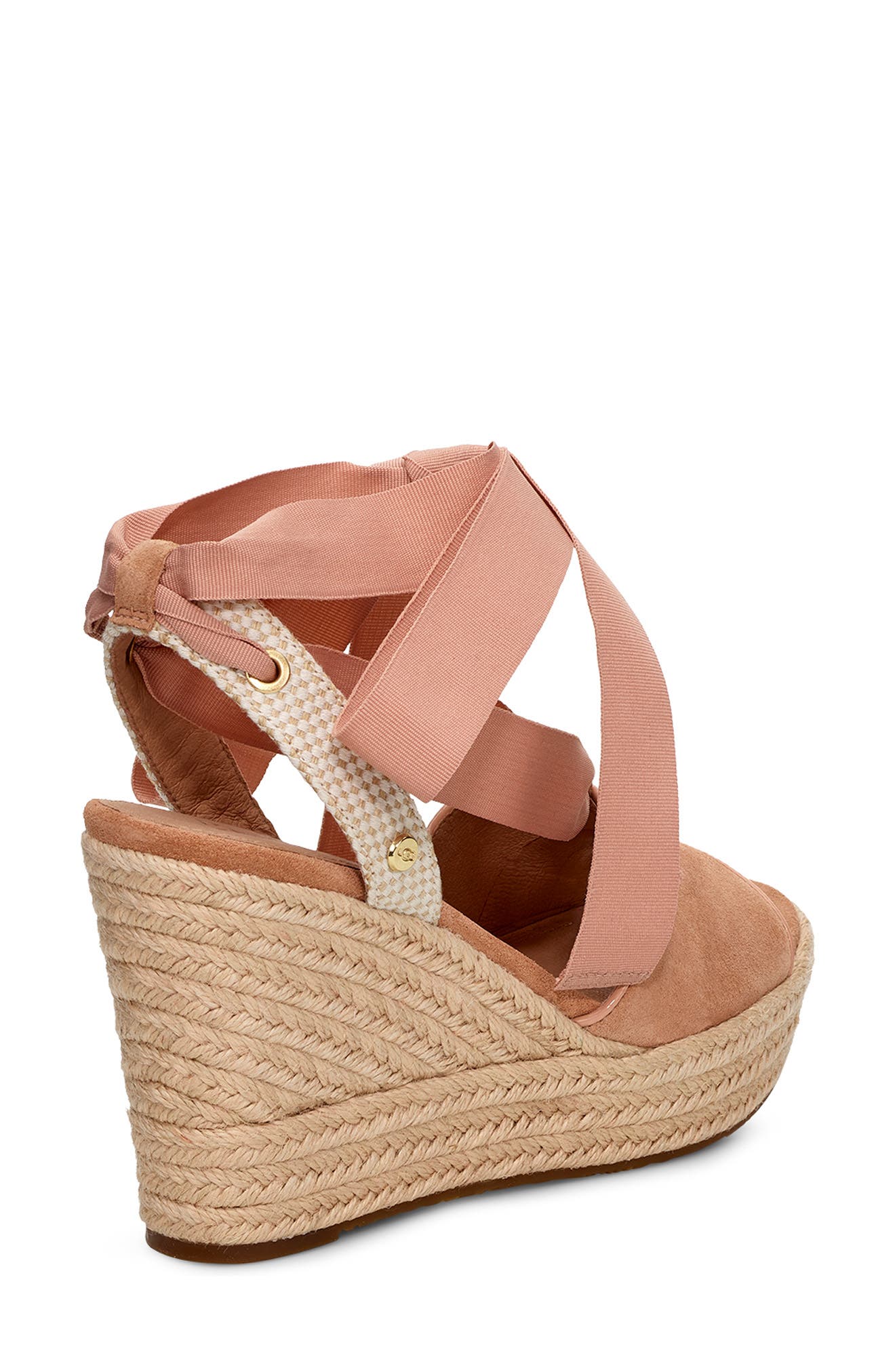 Shiloh Wedge Sandal, Alternate, color, ARROYO FABRIC