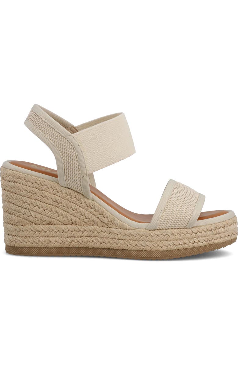 MIA Berniece Platform Wedge Sandal, Alternate, color, Bone