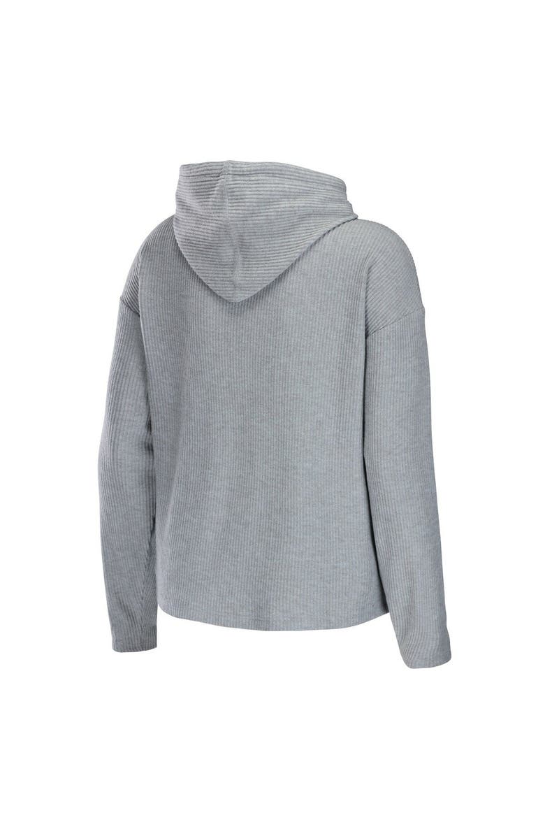 WEAR by Erin Andrews Women's WEAR by Erin Andrews Heathered Gray Seattle Seahawks Pullover Hoodie & Pants Lounge Set, Alternate, color, Heather Gray