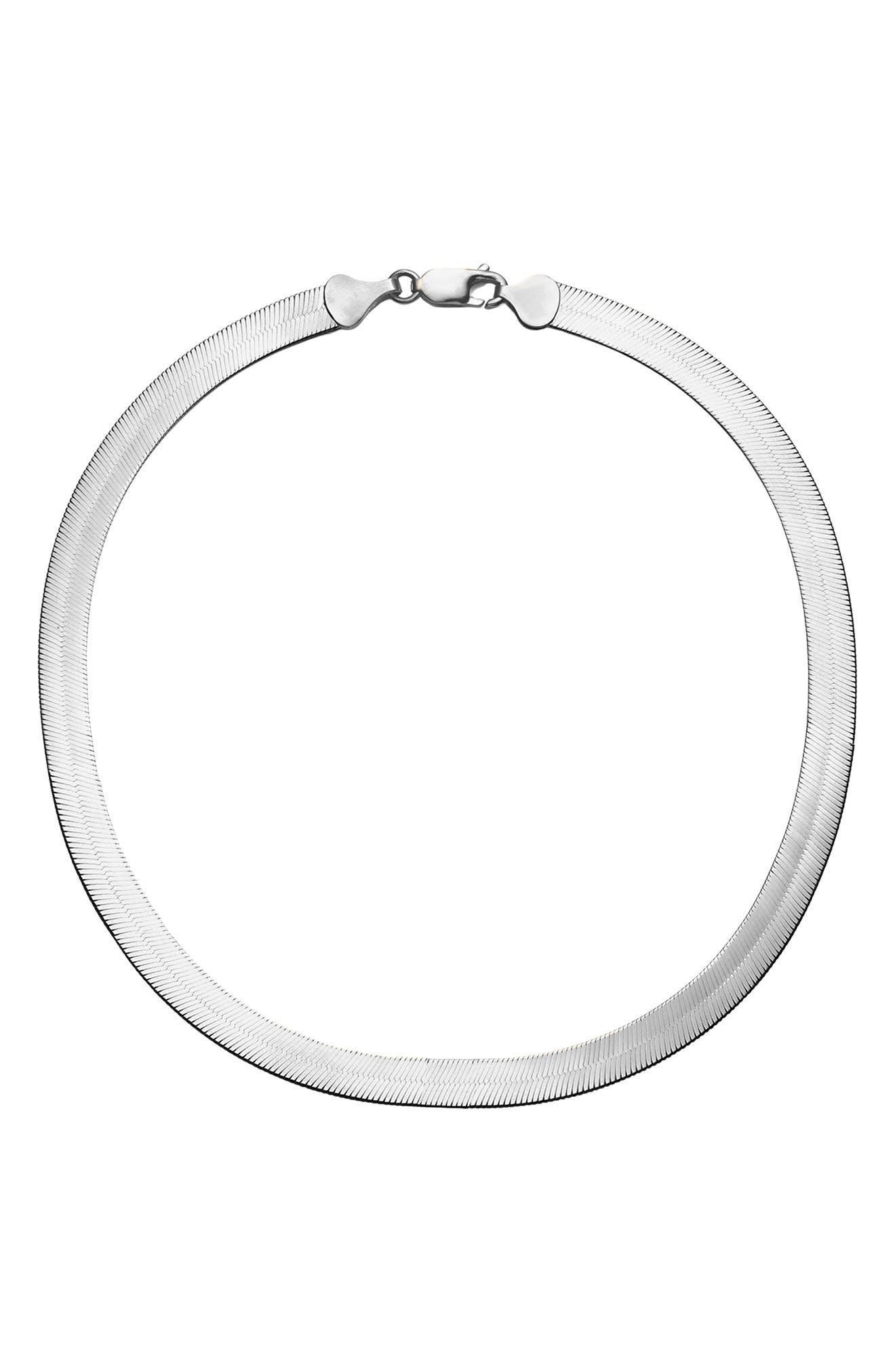 LANA Herringbone Chain Bracelet