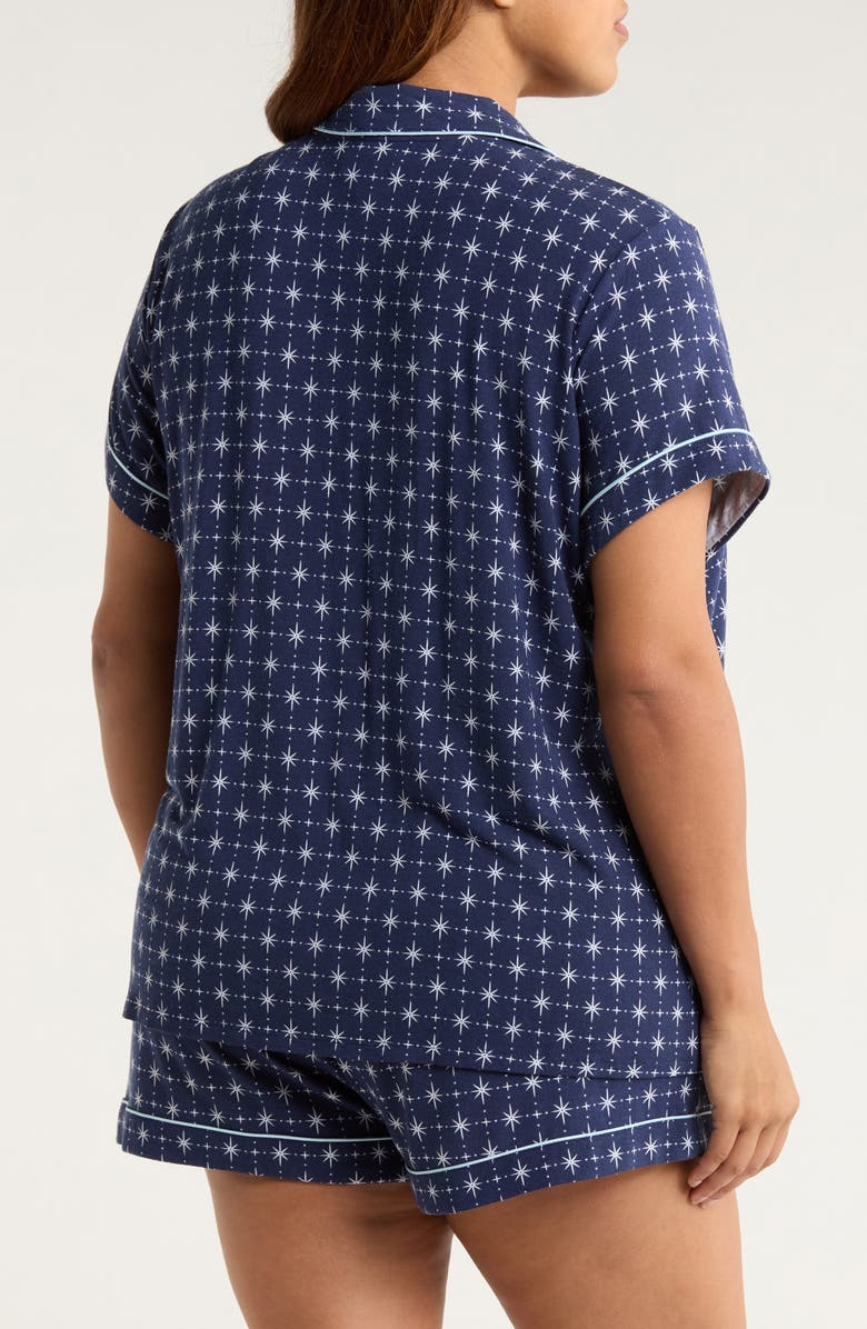 Nordstrom Moonlight Eco Short Pajamas, Alternate, color, Navy- White Celestial Foulard