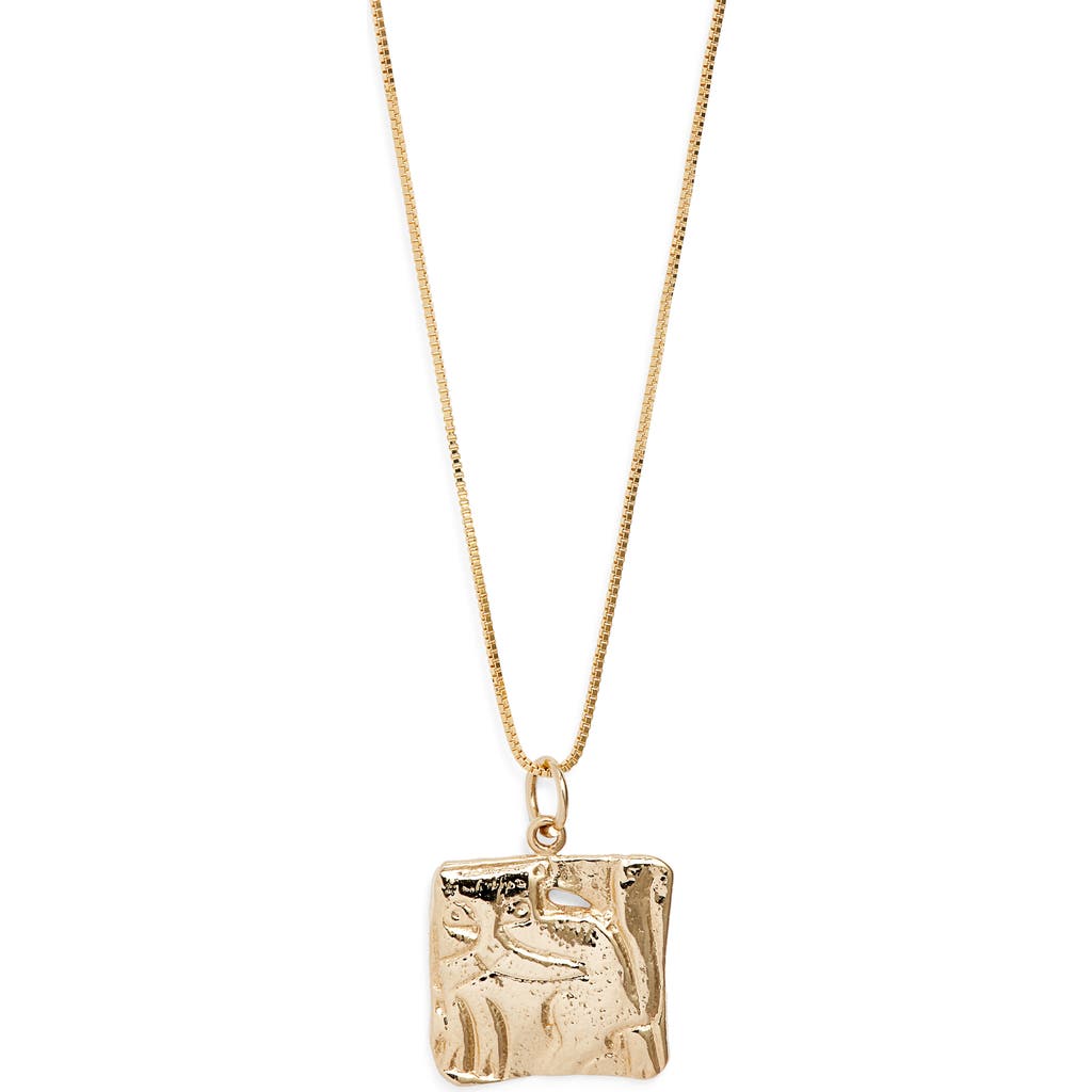 Child Of Wild Bastet Pendant Necklace In Gold