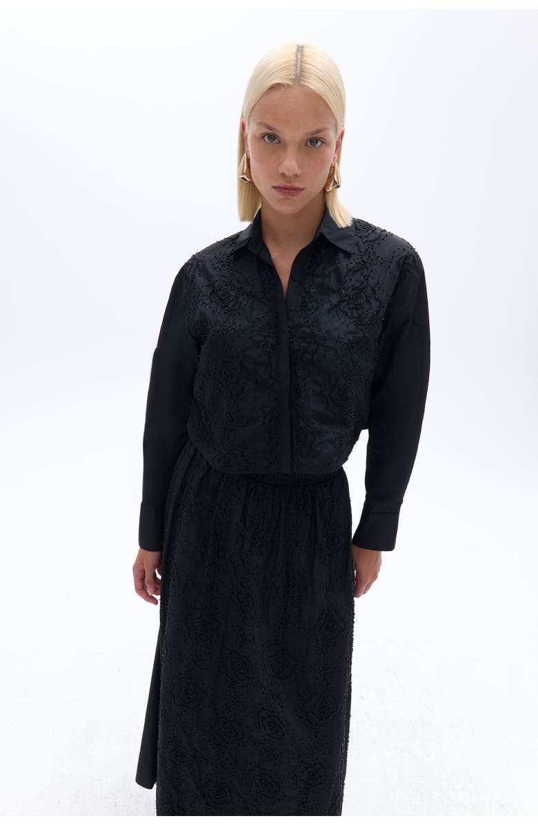 Nocturne Bead Embellished Shirt, Alternate, color,