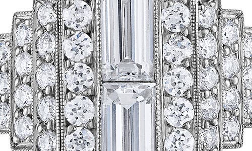 Mindi Mond All Diamond Empire Ring In Platinum/diamond