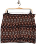 NVLT Argyle Sweater Miniskirt