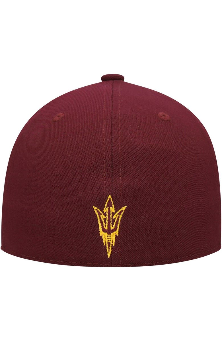 adidas Men's adidas Maroon Arizona State Sun Devils On-Field Baseball Fitted Hat, Alternate, color, Maroon