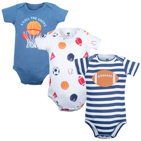 3Pk Pack of Essential Cotton One-Piece Rompers (Baby)