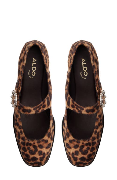 Aldo Arabella Mary Jane Flat In Brown