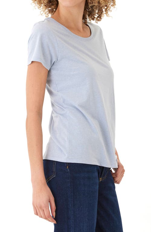 Threads 4 Thought Briona Ruched Jersey T-shirt In Sea Mist