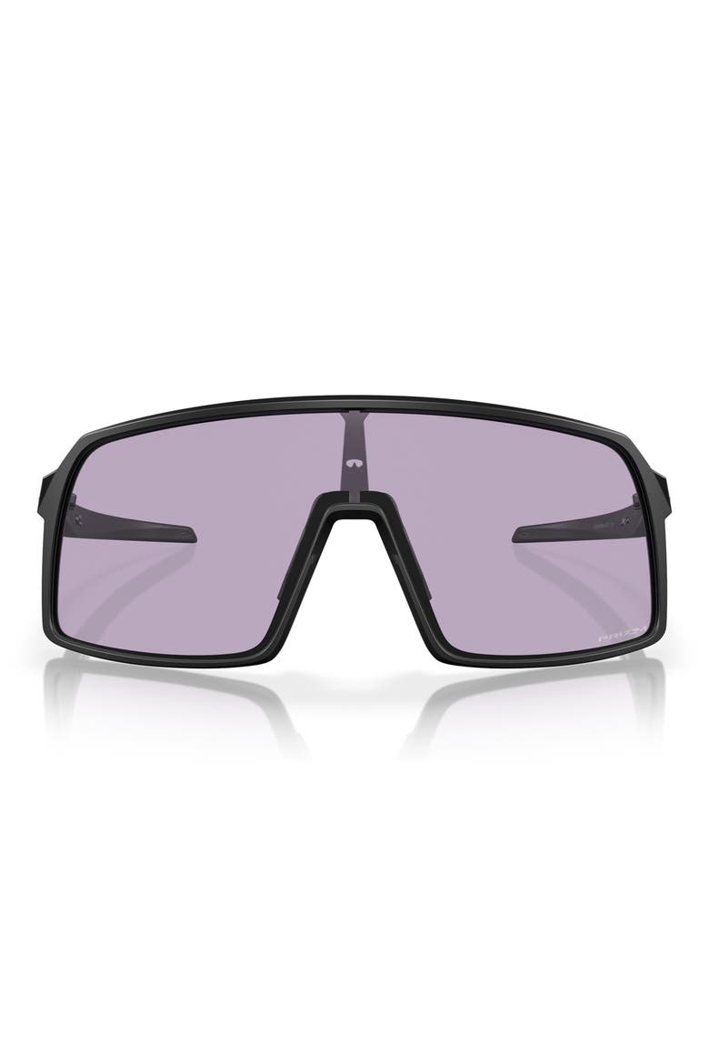 Sutro 60mm Prizm™ Rectangular Shield Sunglasses, Main, color, MATTE BLACK / PRIZM SLATE