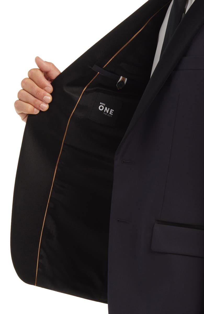 BOSS Huge Tux Virgin Wool Sport Coat, Alternate, color, Navy