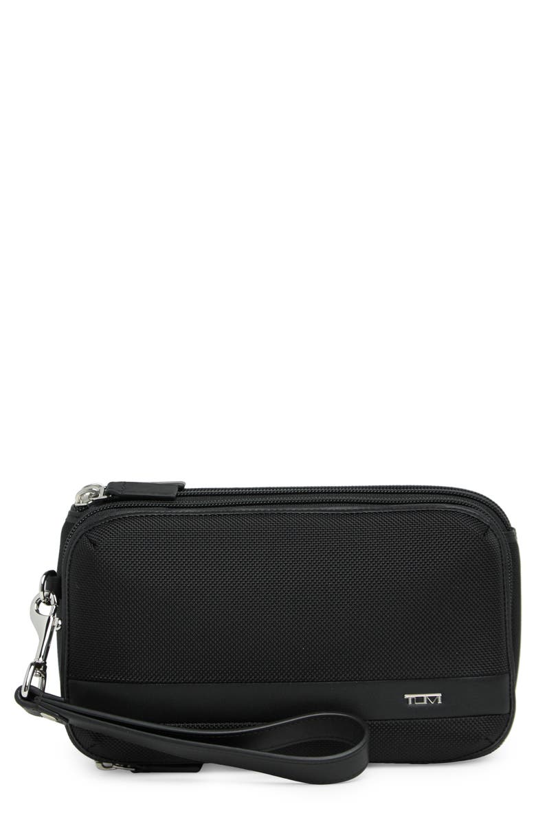 TUMI Alpha Triple Zip Clutch, Main, color,