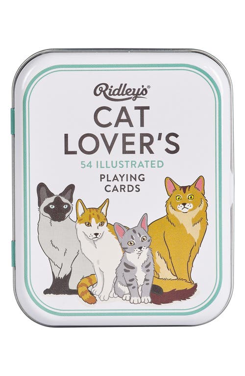 Chronicle Books Cat Lover's Playing Cards in Multicolor 