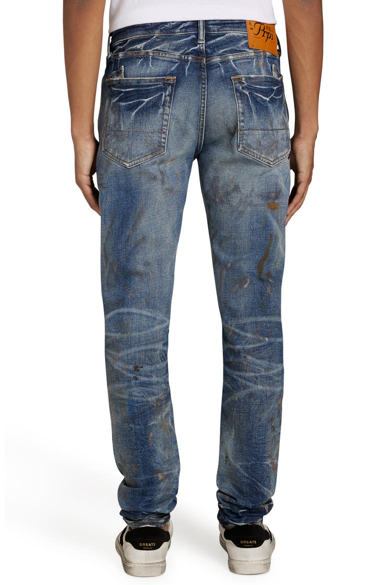 Freeboard Straight Leg Jeans, Alternate, color, PAINTER WASH