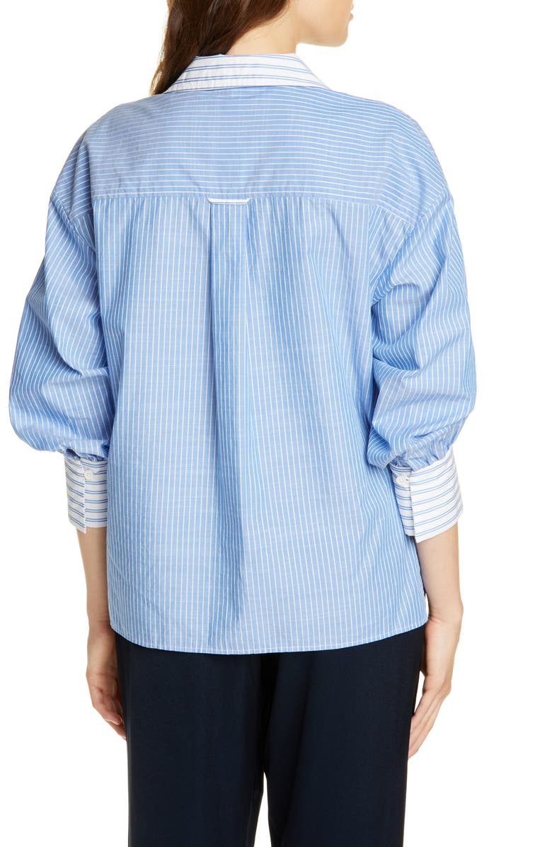 Joie Drusilla Pinstripe Shirt, Alternate, color, 