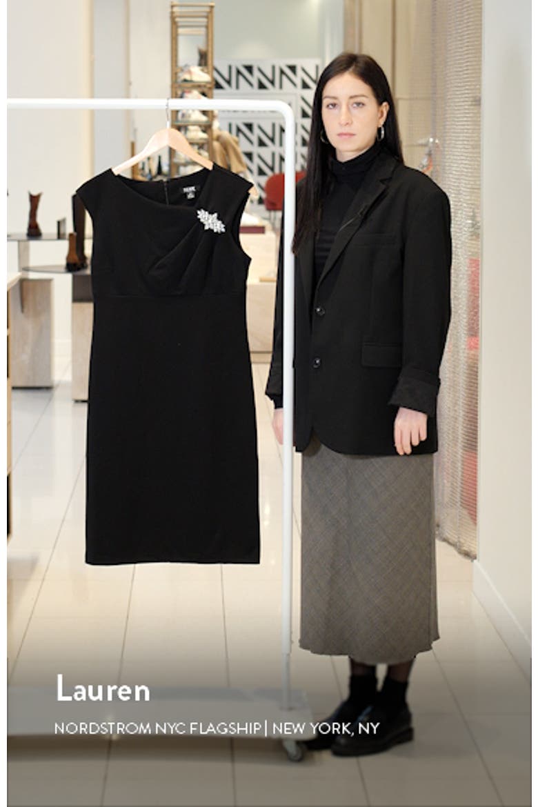 Empire Waist Cap Sleeve Woven Dress video