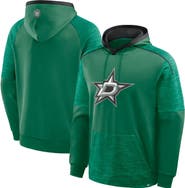FANATICS Men's Fanatics Kelly Green Dallas Stars Goaltender Defender Pullover Hoodie