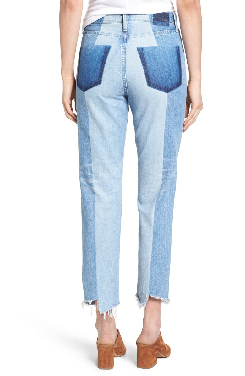 AG The Phoebe Vintage High Waist Straight Leg Jeans, Alternate, color, 