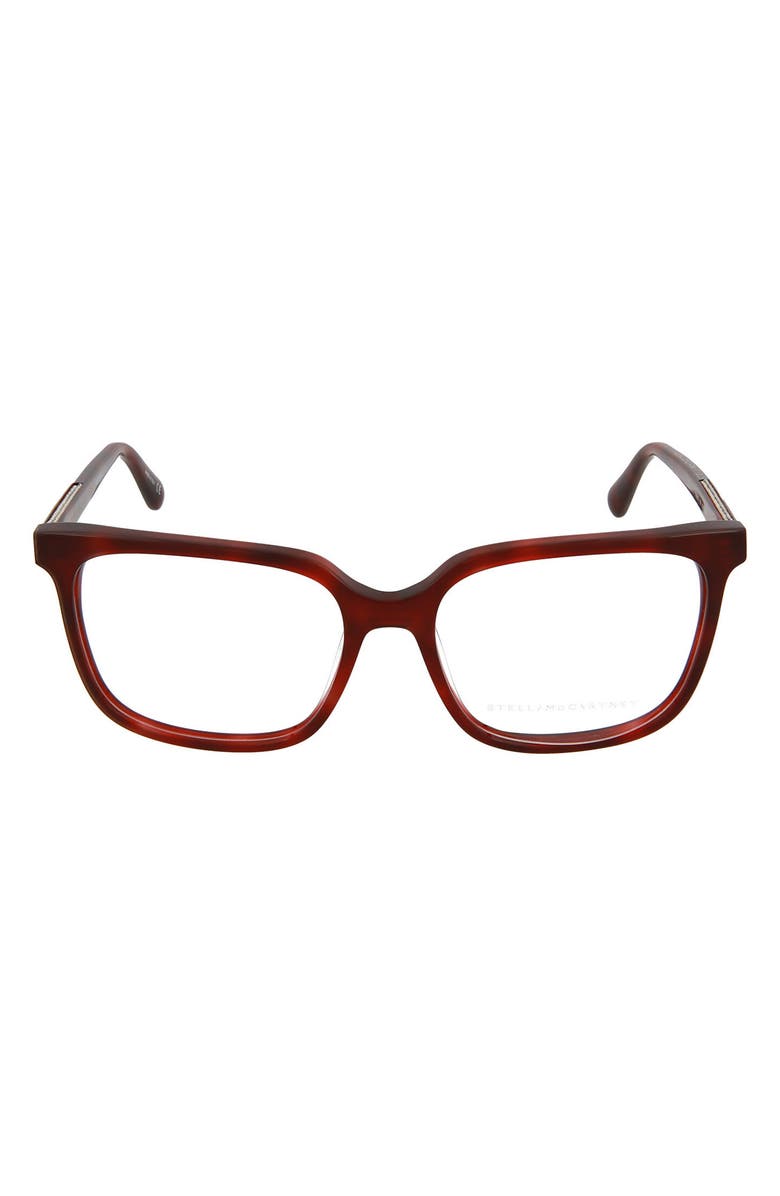 Stella McCartney 52mm Square Optical Frames, Main, color,