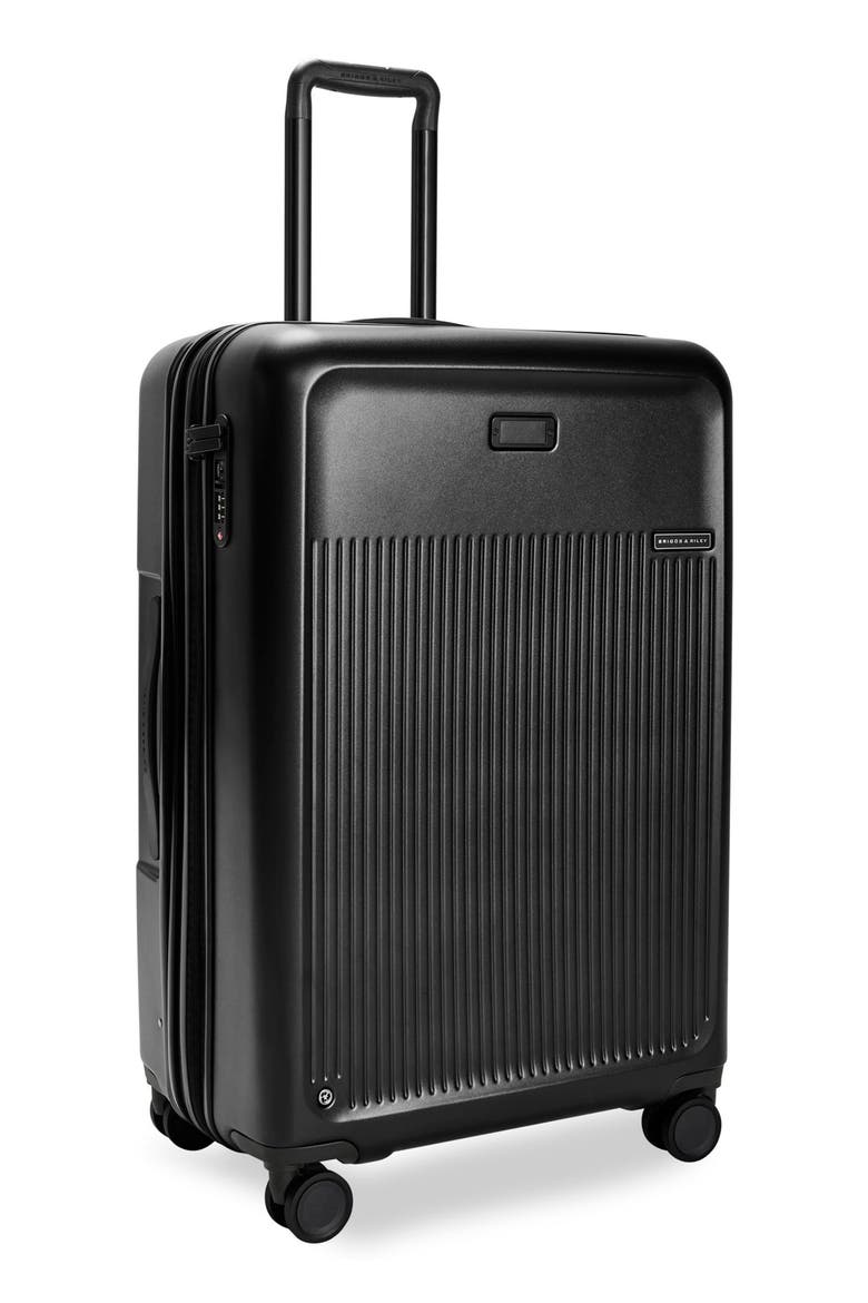 Large Sympatico Expandable 30-Inch Spinner Packing Case, Alternate, color, BLACK