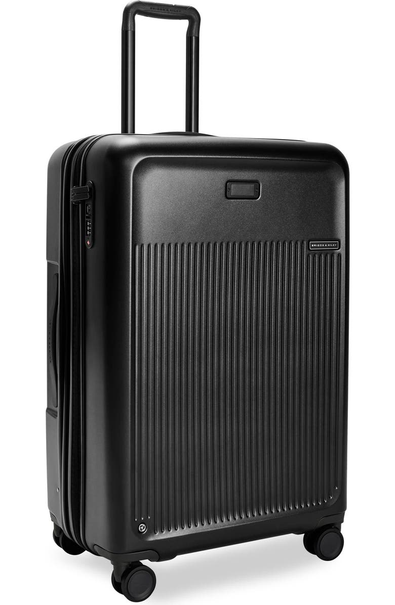 Briggs & Riley Large Sympatico Expandable 30-Inch Spinner Packing Case, Alternate, color, Black