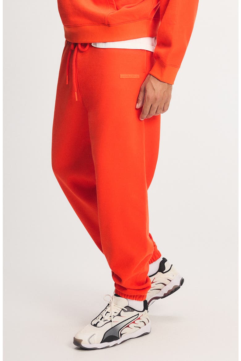 Fleece Joggers, Alternate, color, RED TEMPO