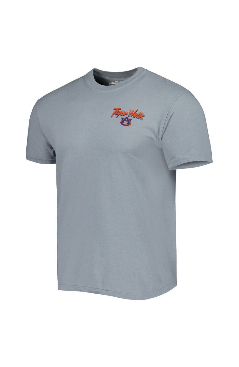 IMAGE ONE Men's Charcoal Auburn Tigers Hyperlocal T-Shirt, Alternate, color, 