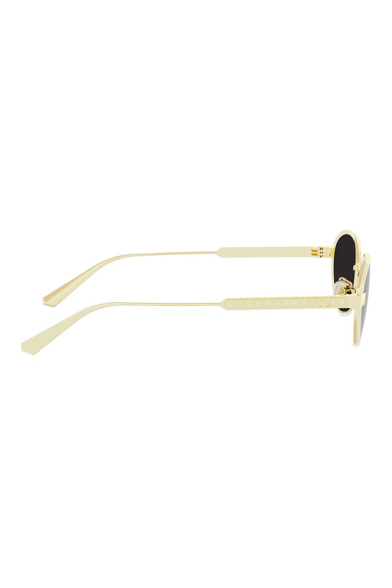 'DiorCannage R1U Oval Sunglasses, Alternate, color, SHINY GOLD / GRADIENT SMOKE