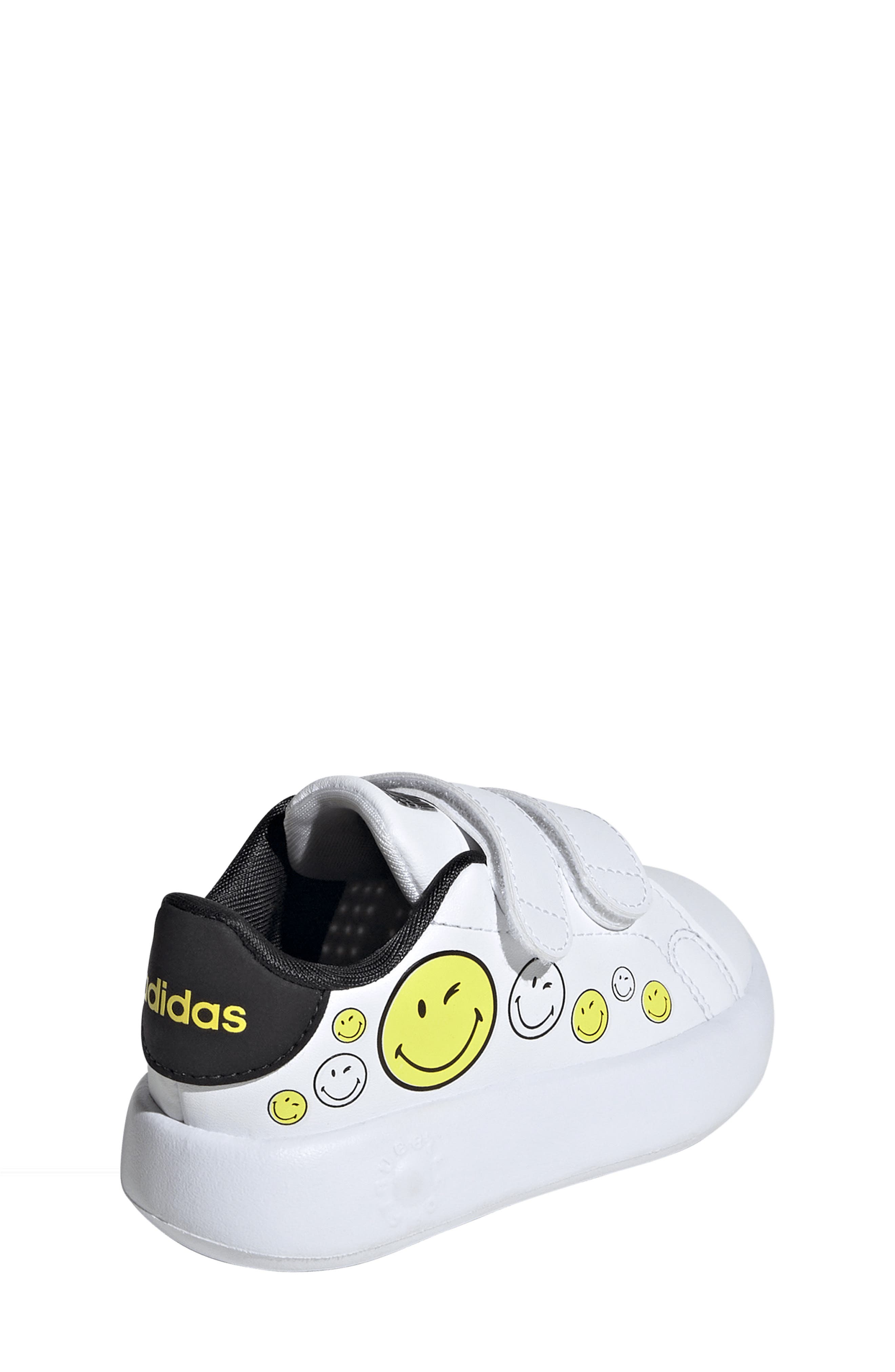 adidas Kids' Advantage Smiley Sneaker, Alternate, color, 