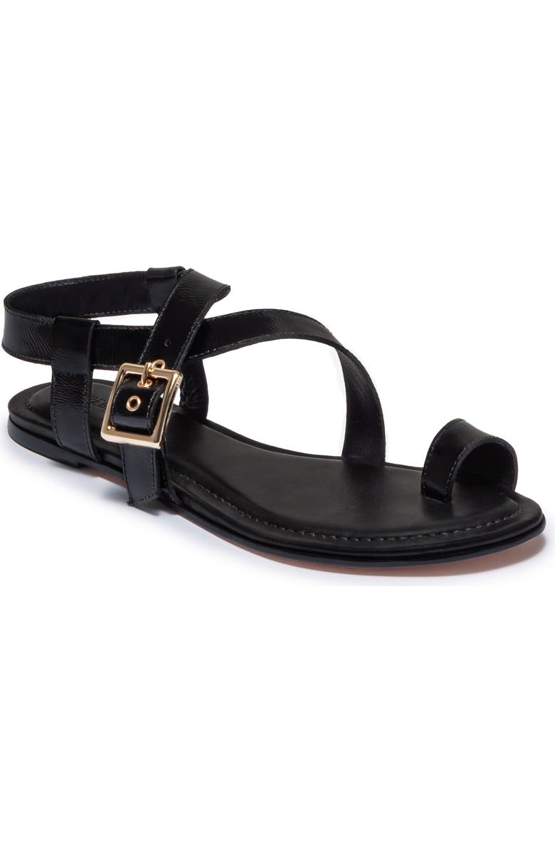 Bernardo Footwear Hartshorn Toe Ring Sandal, Alternate, color, Black