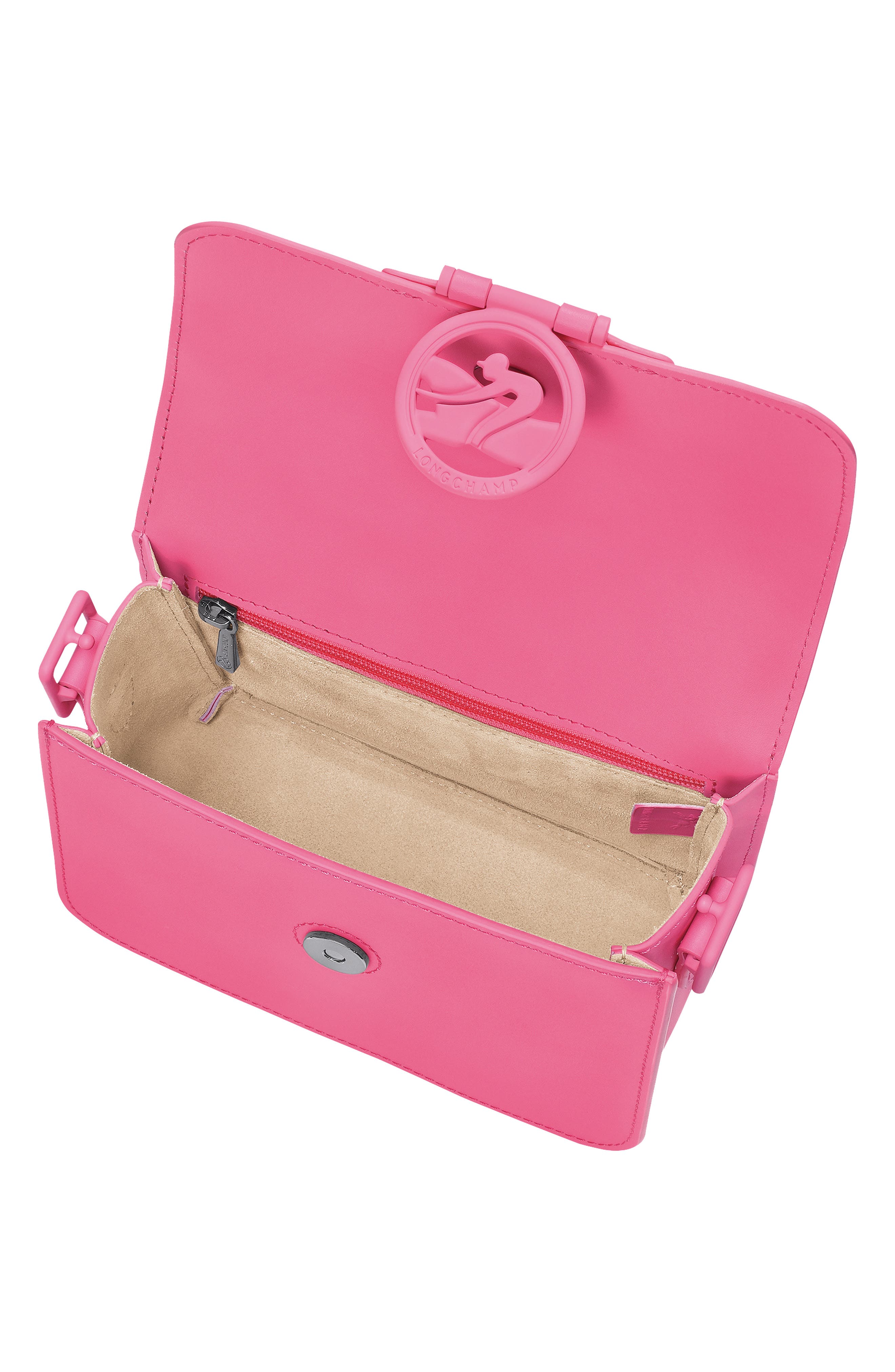 Longchamp Small Boxtrot Colors Leather Crossbody Bag, Alternate, color, Candy