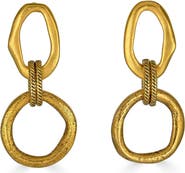 Loni Paul Jewelry Sculpted Circle Drop Earrings