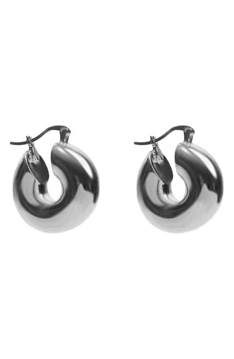 Bold Tube Hoop Earrings