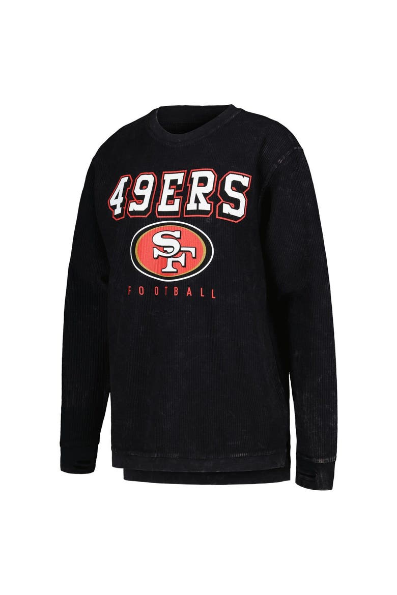 Women's G-III 4Her by Carl Banks Black San Francisco 49ers Comfy Cord Pullover Sweatshirt, Alternate, color, Black