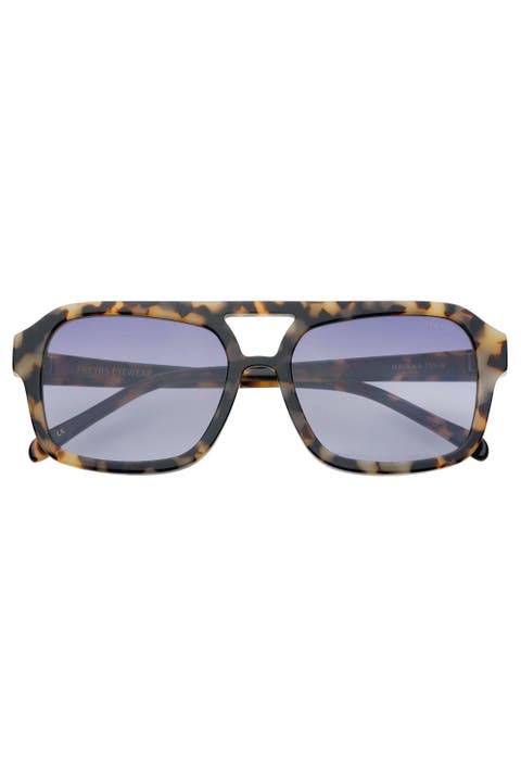 Havana Aviator Sunglasses