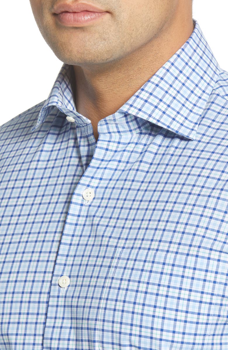 Peter Millar Claude Regular Fit Check Button-Up Shirt, Alternate, color,